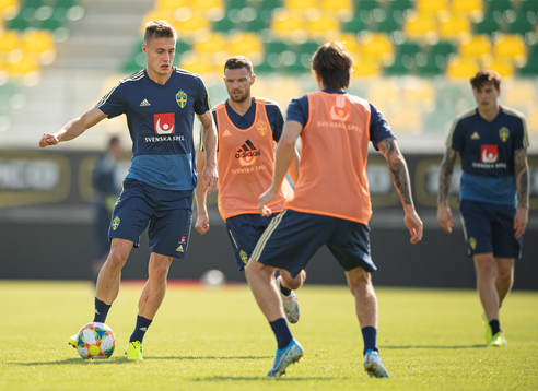 Mattias Svanberg of the Swedish national football team