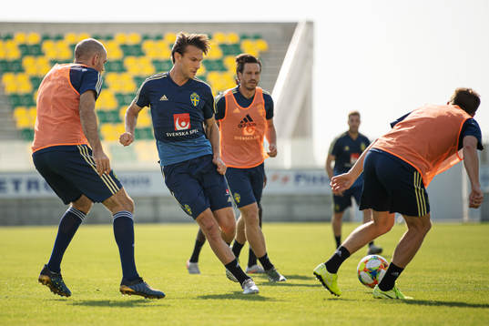 Albin Ekdal of the Swedish national football team