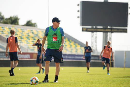 Head coach Janne Andersson of the Swedish national football