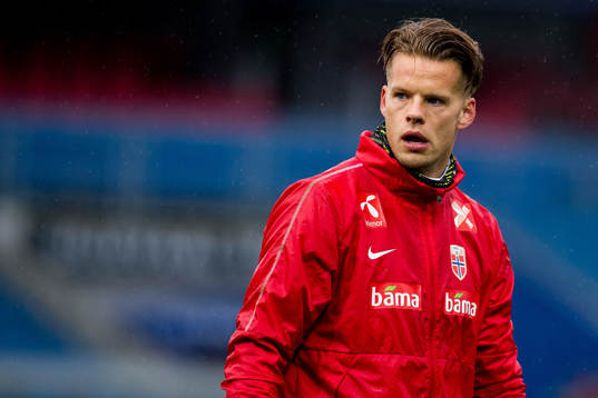 Goalkeeper Ørjan Nyland of Norway