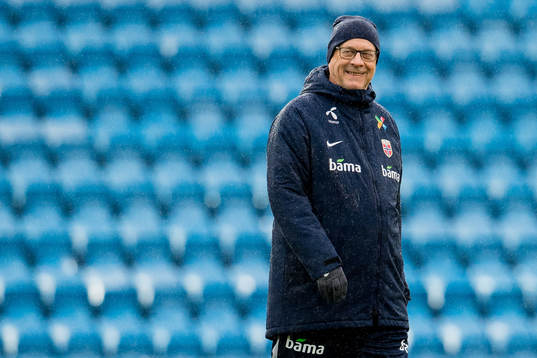 Lars Lagerbäck, head coach of Norway