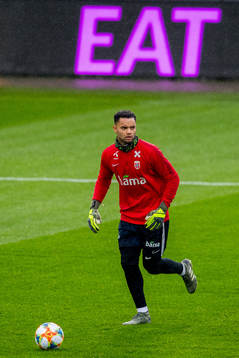 Goalkeeper Sten Grytebust of Norway