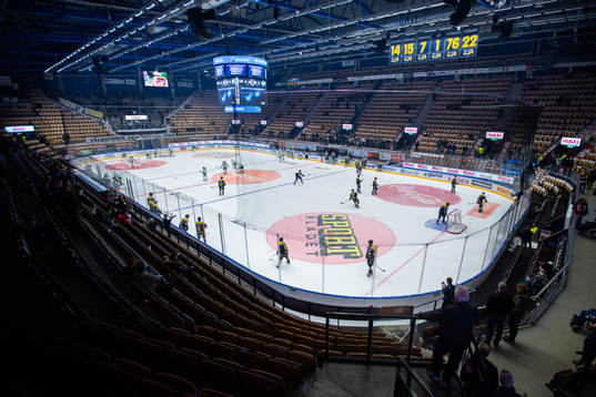 Interiör av Kinnarps Arena