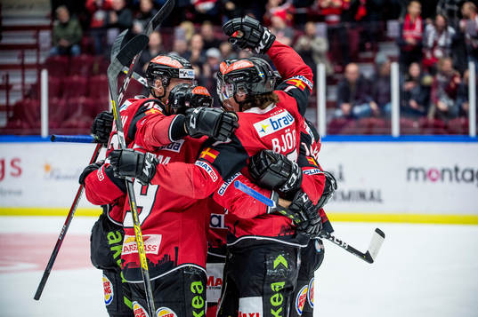 Malmö Redhawks Marcus Björk jublar