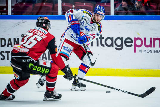 Oskarshamns Rok Ticar mot Malmö Redhawks Matias Myttynen