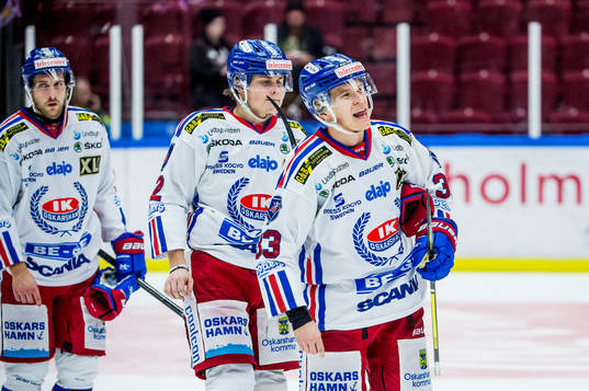 Oskarshamns Filiph Engsund deppar med lagkamraterna