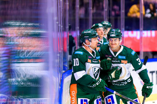 Färjestads Marcus Nilsson och Michael Lindqvist