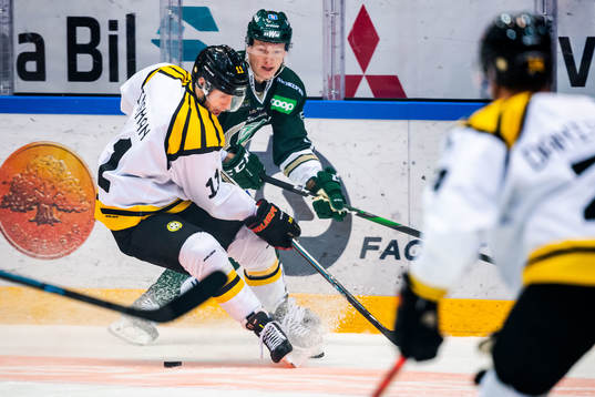 Brynäs Josef Ingman och Färjestads Gustav Rydahl