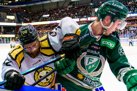 Brynäs Joachim Rohdin och Färjestads Victor Ejdsell
