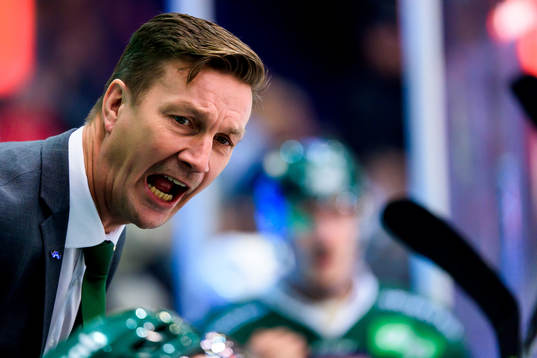 Färjestads huvudtränare Johan Pennerborn