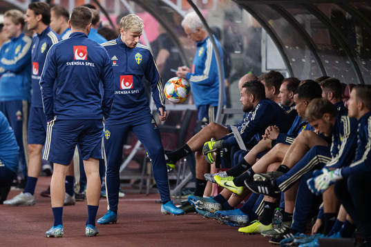 Emil Forsberg of the Swedish national football team