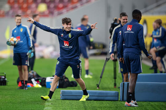 Victor Nilsson Lindelöf of the Swedish national football