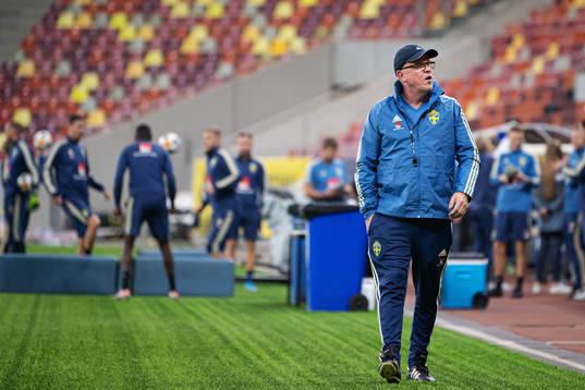 Head coach Janne Andersson of the Swedish national football