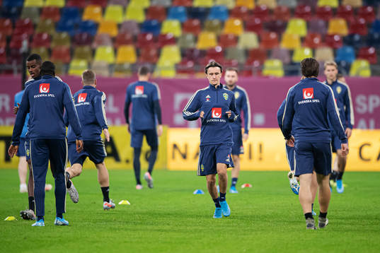 Kristoffer Olsson of the Swedish national football team