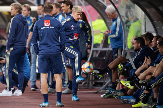Emil Forsberg of the Swedish national football team