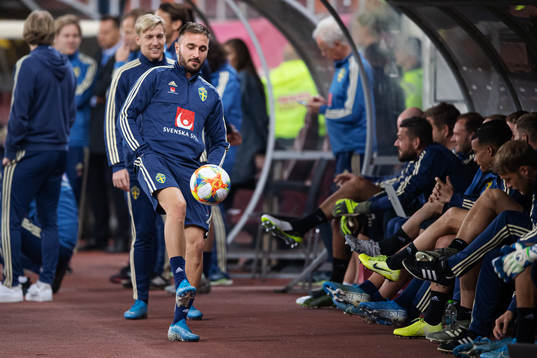 Muamer Tankovic of the Swedish national football team