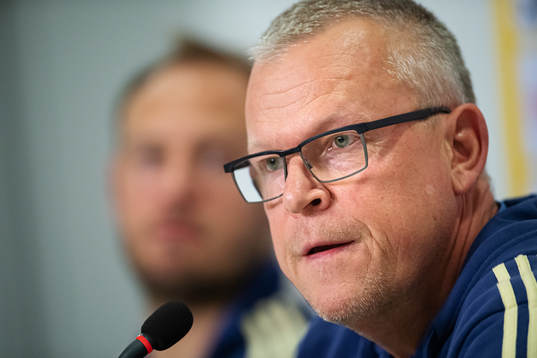 Head coach Janne Andersson of the Swedish national football