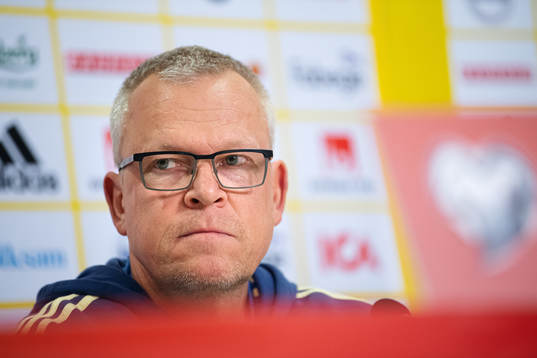 Head coach Janne Andersson of the Swedish national football