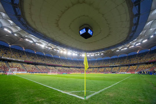 General view of the Swedish national football team’s