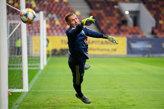 Robin Olsen of the Swedish national football team