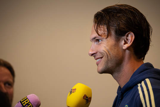 Albin Ekdal of the Swedish national football team
