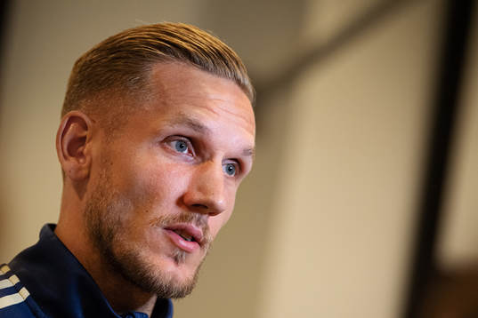Robin Olsen of the Swedish national football team