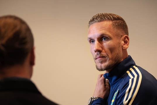 Robin Olsen of the Swedish national football team