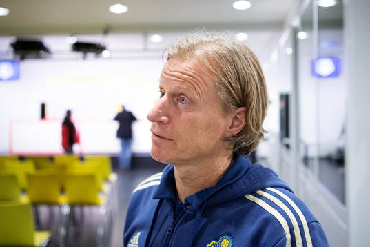 Team manager Stefan Pettersson of the Swedish national