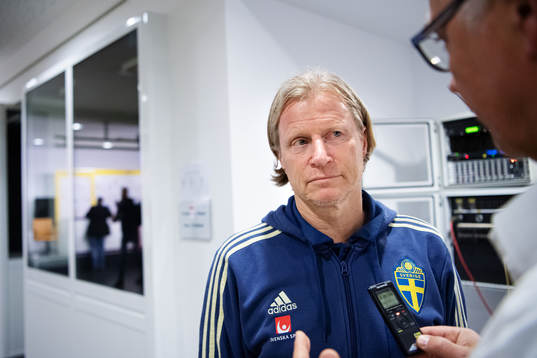 Team manager Stefan Pettersson of the Swedish national