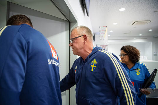 Head coach Janne Andersson of the Swedish national football