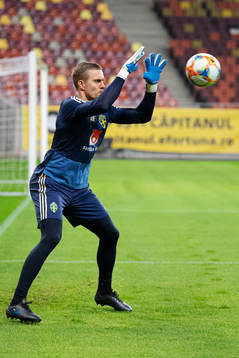 Karl-Johan Johnsson of the Swedish national football team