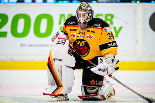 Luleås målvakt Joel Lassinantti