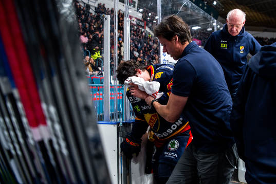 Djurgårdens Michael Haga får vård