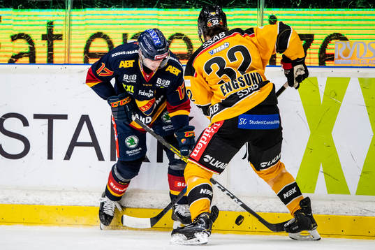 Djurgårdens Henrik Eriksson och Luleås Oscar Engsund