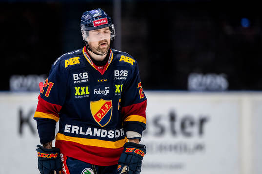 Djurgårdens Patrik Berglund deppar