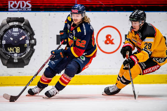 Djurgårdens Manuel Ågren och Luleås Erik Gustafsson