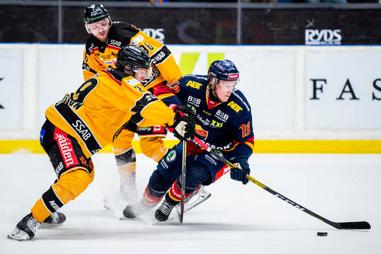 Luleås Erik Gustafsson och Djurgårdens Kalle Östman
