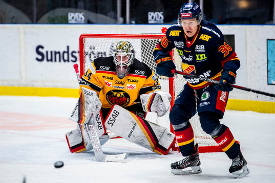 Luleås målvakt Joel Lassinantti och Djurgårdens Rasmus