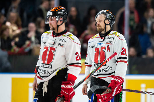 Örebros Aaron Irving och Marcus Weinstock deppar