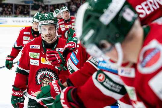 Frölundas Patrik Carlsson jublar