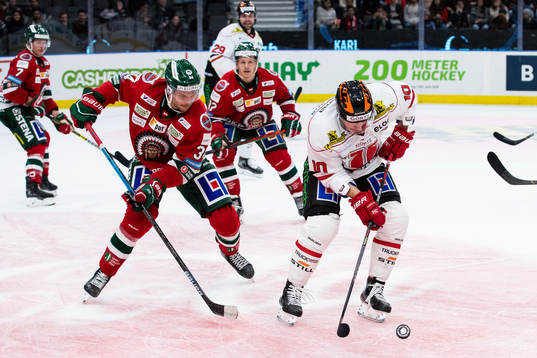 Frölundas Theodor Lennström och Örebros Shane Harper