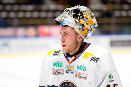 Växjös målvakt Viktor Andrén