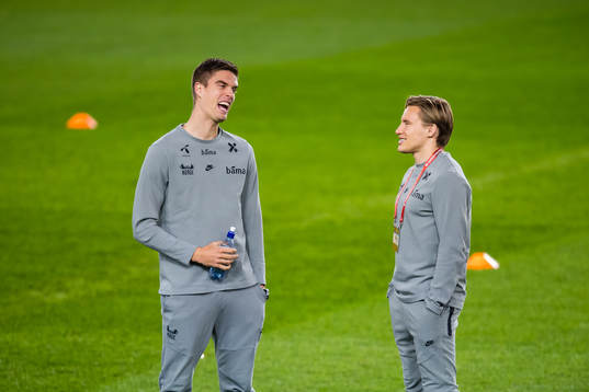 Markus Henriksen and Jonas Svensson of Norway