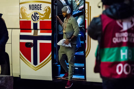 Joshua Christian Kojo King of Norway arrives