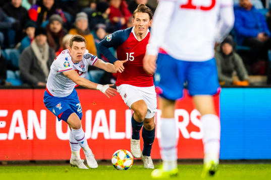 Joannes Bjartalid of Faroe Islands and Sander Gard Bolin