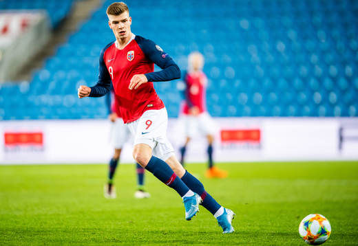 Alexander Sørloth of Norway