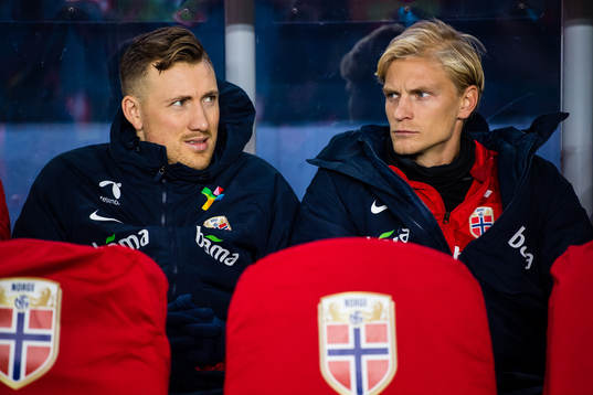 Fredrik Stensøe Ulvestad and Morten Thorsby of Norway