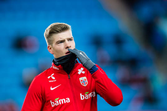 Alexander Sørloth of Norway