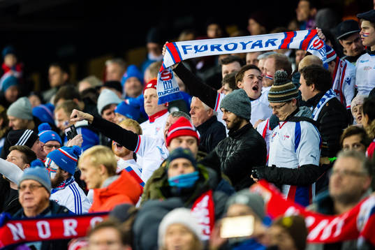 Spectators in the stands