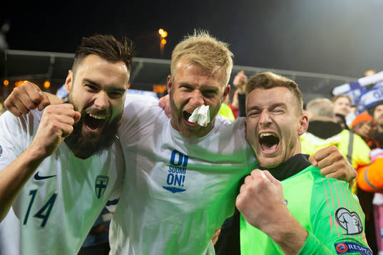 Tim Sparv #14, FIN, Paulus Arajuuri #2, FIN, Lukas Hradecky